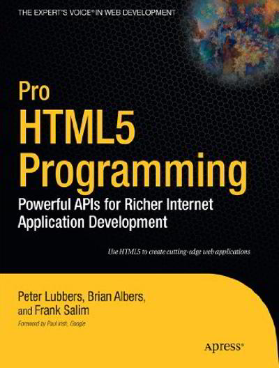 Pro HTML5 Programming